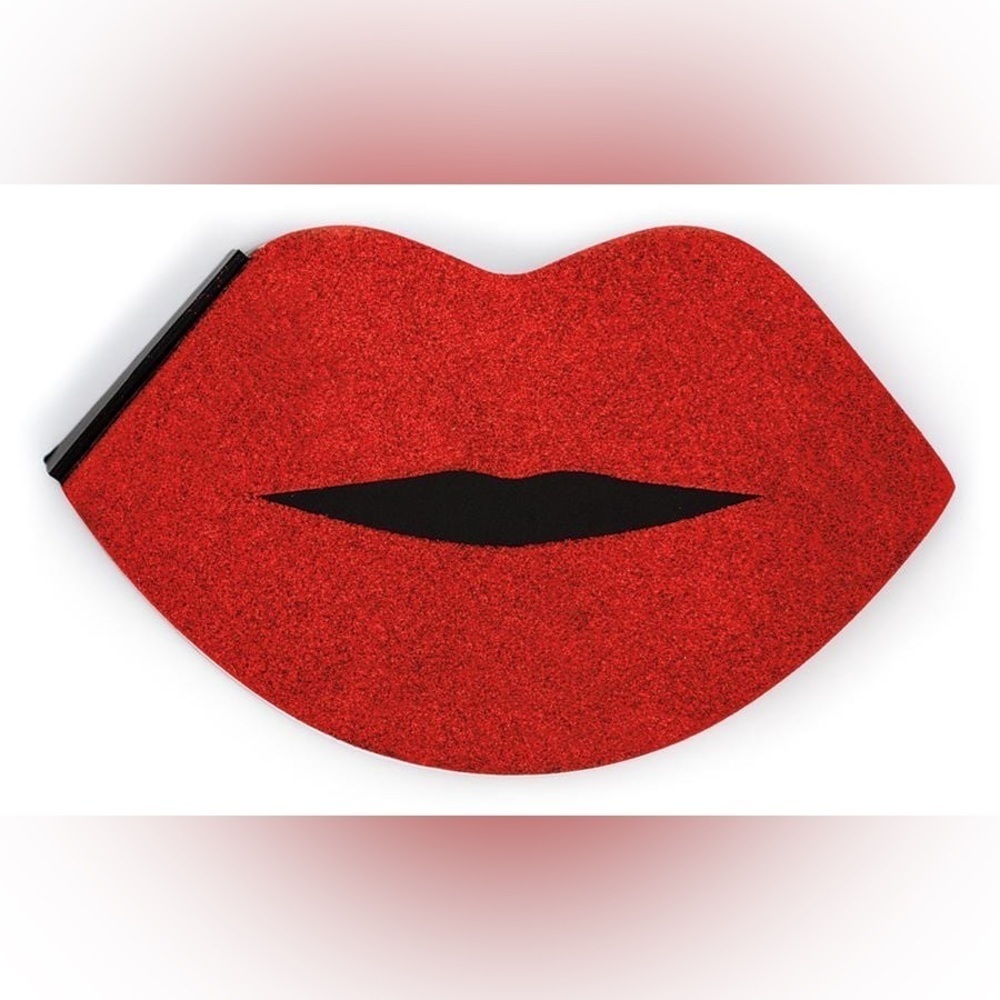 Paper House Lips Photo Book, Red Glitter Sparkle, NWT 💋✨🪩